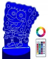 Lampy stojące - Lampka Nocna 3D Led SPONGEBOB Prezent - miniaturka - grafika 1
