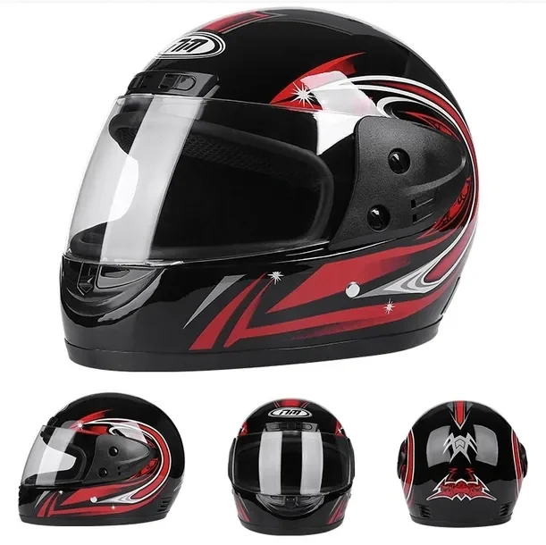 Kask Motocyklowy Zamknięty Pełny Motor Skuter Integralny Quad Gokart Kolory