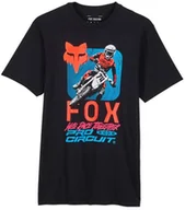 Koszulki męskie - t-shirt FOX (PRO CIRCUIT) PREMIUM TEE Black - miniaturka - grafika 1