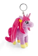 Plecaki - Breloczek Jednorożec Lissy PONY Mandy 10cm fioletowy - Pluszowy towarzysz przytulanka zwierzęca z kółkiem na klucze do smyczy, torby albo plecaka - miniaturka - grafika 1