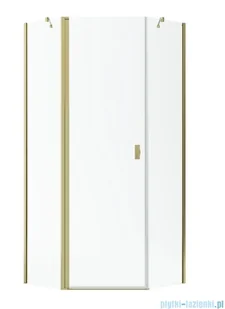 Radaway Nes Gold Ptj kabina pięciokątna 90x80cm lewa złoty połysk 10052000-09-01L/10052300-09-01 - Kabiny prysznicowe Radaway Nes Gold Ptj kabina pięciokątna 90x80cm lewa złoty połysk 10052000-09-01L/10052300-09-01 - Kabiny prysznicowe - miniaturka - grafika 1