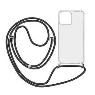 Etui ze sznurkiem do iPhone 13 Removable Strap czarne - Etui i futerały do telefonów - miniaturka - grafika 1