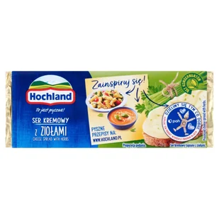 Hochland Z Ziołami. Ser Kremowy Topiony W Bloczku. - Szybkie dania obiadowe - miniaturka - grafika 1
