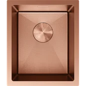 Zlewozmywaki - Mexen Trixo zlewozmywak stalowy 1-komorowy 370 x 440 mm, miedź HC - 6412371000-65HC - miniaturka - grafika 1
