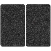 Inne naczynia kuchenne - Płyty ochronne na kuchenkę szklane Granit 2 szt. - miniaturka - grafika 1