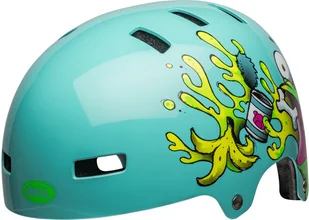 Bell Span Helmet Kids, zielony/kolorowy 49-53cm 2022 Kaski BMX i Dirt - Kaski rowerowe - miniaturka - grafika 1