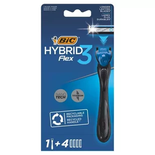 BIC Flex 3 Hybrid - maszynka do golenia 1+4 szt - Maszynki do golenia i wkłady - miniaturka - grafika 1