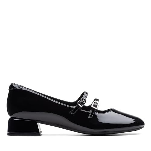 Clarks Black Patent Daiss30 Shine damskie czółenka rozmiar 38, Czarny, 35.5 EU