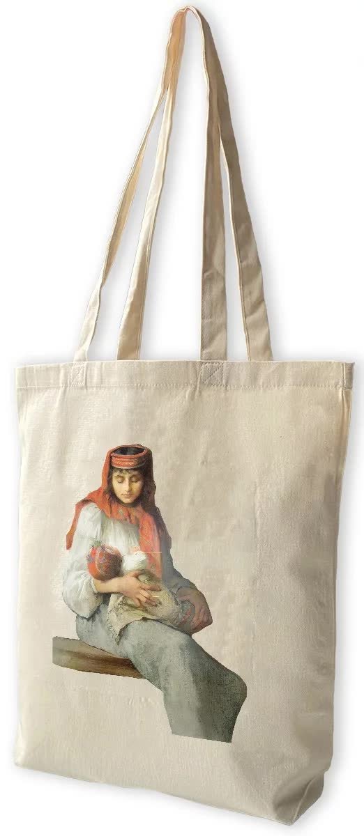 Torba bawełniana Wieśniaczka z dzieckiem Anna Bilińska-Bohdanowiczowa