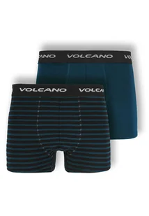 Bawełniane bokserki męskie, dwupak, U-BOXER - Majtki męskie - miniaturka - grafika 1