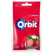 Gumy do żucia, lizaki, dropsy - Orbit Strawberry Bezcukrowa guma do żucia 29 g (21 sztuk) - miniaturka - grafika 1