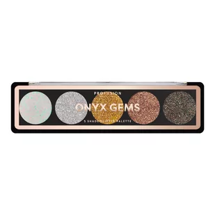 Profusion Profusion Makijaż oczu Paleta 5 Glitter Gem Onyx Gems 42.0 g - Cienie do powiek - miniaturka - grafika 1