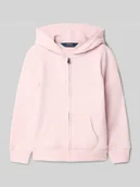 Swetry dla dziewczynek - Bluza rozpinana z kapturem - miniaturka - grafika 1