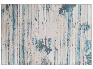 Beliani Dywan niebieski 160 x 230 cm krótkowłosy BURDUR - Dywany - miniaturka - grafika 1