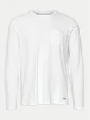 Koszulki męskie - Blend Longsleeve Nicolai 20703060 Biały Regular Fit - miniaturka - grafika 1