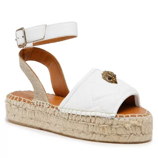 Espadryle damskie - Kurt Geiger Espadryle Morella Eagle 8879610109 Whtie - grafika 1