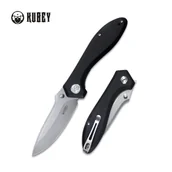 Noże - Nóż składany Kubey Ruckus Black G10, Beadblasted AUS-10 by Sherif Manganas (KU314F) - miniaturka - grafika 1