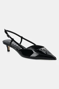 Guess szpilki skórzane JESSON kolor czarny FLPJES PAT05 - Czółenka - miniaturka - grafika 1