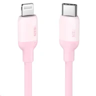 Kable USB - Ugreen kabel do szybkiego ładowania USB Typ C - Lightning (certyfikat MFI) chip C94 Power Delivery 1m różowy (60625 US387) - miniaturka - grafika 1