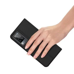 Dux Ducis Skin Pro kabura etui pokrowiec z klapką Vivo X60 czarny - Etui i futerały do telefonów - miniaturka - grafika 4