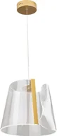 Lampy sufitowe - Maxlight Lampa wisząca SEDA P0384 złota oprawa w stylu nowoczesnym P0384 - miniaturka - grafika 1
