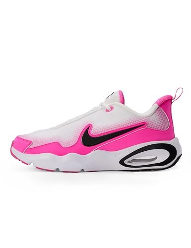 Nike Buty dziecięce Air Max Nova uniseks, Biały czarny laser fuksja, 35.5 EU