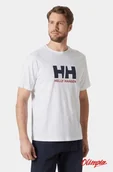 Koszulki męskie - Koszulka męska HELLY HANSEN Logo T-Shirt 3.0 - White - miniaturka - grafika 1