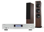 Zestawy stereo - Rotel A12 MkII (srebrny) + Tesi 6 (mokka) - miniaturka - grafika 1