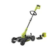 Kosiarki - Ryobi Kosiarka 3w1, szerokość koszenia 30 cm, ONE+ 18V w zestawie z akumulatorem 2.0 Ah i ładowarką | RY18LMC30A-120 - miniaturka - grafika 1