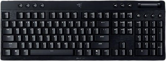 Razer Gamingowa BlackWidow V4 Low-Profile HyperSpeed bezprzewodowa mechaniczna - Orange Switch, ISO DE RZ03-05271100-R3G1