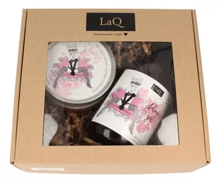 LaQ Zestaw prezentowy dla kobiet Kocica peeling myjący 200ml+żel pod prysznic 500ml) - Zestawy kosmetyków damskich - miniaturka - grafika 1