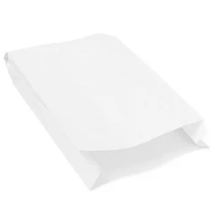 Torby papierowe, fałdowe 150x60x290mm, białe, 1000szt - Akcesoria do pakowania - miniaturka - grafika 1