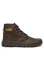Buty trekkingowe męskie - Buty Palladium Pampa Hi Coated Dark Cocoa 42 - miniaturka - grafika 1