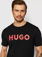 Koszulki męskie - Hugo T-Shirt Dulivio 50467556 Czarny Regular Fit - miniaturka - grafika 1