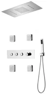 Baterie podtynkowe - Mexen Soler zestaw prysznicowy podtynkowy, chrom - 7601-04-00 - miniaturka - grafika 1