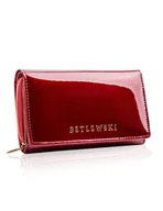 Portfele - Betlewski, skórzany portfel damski, lakierowany - miniaturka - grafika 1