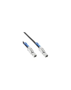 InLine external Mini SAS HD Kabel SFF-8644 SFF-8644 12Gb/s 0.5m 27638A - Kable miedziane - miniaturka - grafika 2