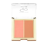Róże do policzków - Golden Rose - ICONIC - Blush Duo - Podwójny róż do twarzy - 2x3 g - 01 ROSE&NUDE - miniaturka - grafika 1