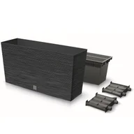 Donice - Doniczka skrzynka balkonowa 77x23,5x40,6cm cm antracytowy - miniaturka - grafika 1