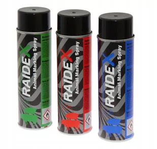 Spray Raidex farba do znakowania zwierząt 400ml - Farby i media malarskie - miniaturka - grafika 1