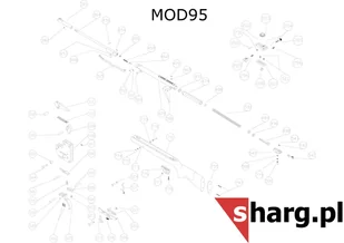 Śruba mocująca kabłąk przednia Hatsan MOD 33 - 155, Dominator 200, Striker, Proxima (777) - Osprzęt do wiatrówek - miniaturka - grafika 17