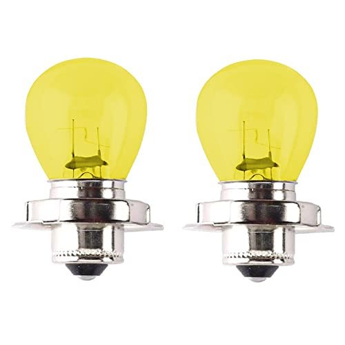 cyclingcolors 2 żarówki 12 V 15 W P26s żółty motocykl motorower skuter