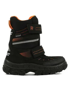 Richter Shoes Kozaki zimowe "Davos" w kolorze czarnym - Kozaki damskie - miniaturka - grafika 1
