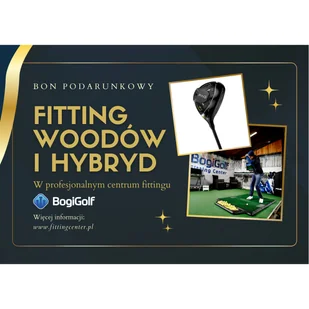 Bon podarunkowy na fitting woodów/hybryd - Golf Bon podarunkowy na fitting woodów/hybryd - Golf - miniaturka - grafika 1