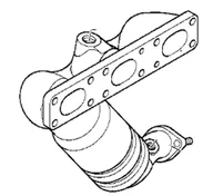 Katalizatory samochodowe - Kata KATALIZATOR BMW 1090986 - miniaturka - grafika 1