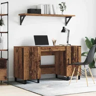 Biurka - vidaXL Biurko Stare drewno 140 x 50 x 75 cm Materiał drewnopochodny - miniaturka - grafika 1