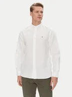 Koszule męskie - Tommy Hilfiger Koszula MW0MW40716 Biały Regular Fit - miniaturka - grafika 1