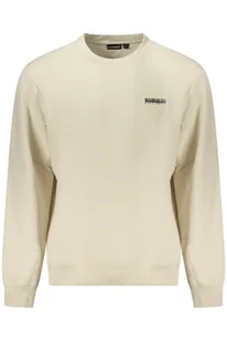 BLUZA MĘSKA NAPAPIJRI Z ROZPINANYM NAPĘDEM, BEŻOWA - Bluzy męskie - miniaturka - grafika 1