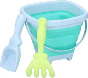 Wiaderko składane silikonowe do piasku EDDY TOYS 3el - Zabawki do piasku - miniaturka - grafika 1