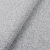 Pasmanteria - Dzianina prążkowana (ściągacz) - szary melanż - miniaturka - grafika 1